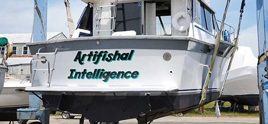 Custom Vinyl Boat Name Custom Vinyl Boat Name