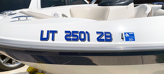 Custom Vinyl Boat Registration Numbers Custom Vinyl Boat Registration Numbers