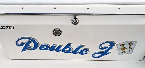 Custom Vinyl Boat Decal Custom Vinyl Boat Decal