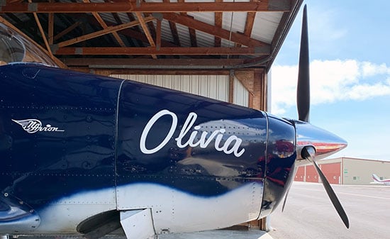 Custom Vinyl Plane Decal Custom Vinyl Plane Decal