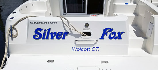 Custom Vinyl Boat Name Custom Vinyl Boat Name