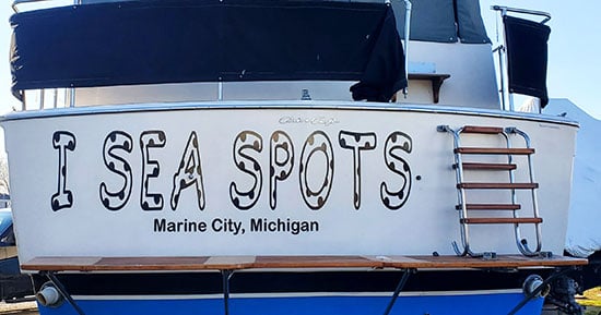 Custom Vinyl Boat Lettering Custom Vinyl Boat Lettering