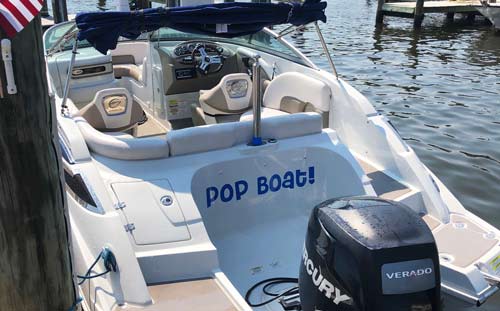 Boat Blue Vinyl Letters Boat Blue Vinyl Letters