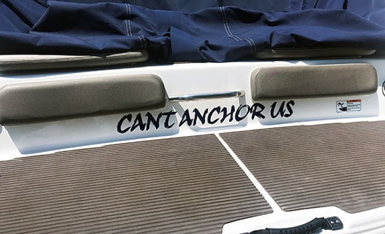 Custom Vinyl Boat Name Custom Vinyl Boat Name