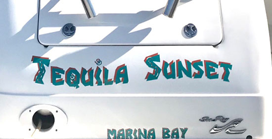 Custom Vinyl Lettering For Boat Name Custom Vinyl Lettering For Boat Name