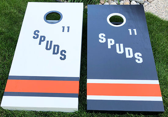 Custom Vinyl Lettering For Cornhole Boards Custom Vinyl Lettering For Cornhole Boards