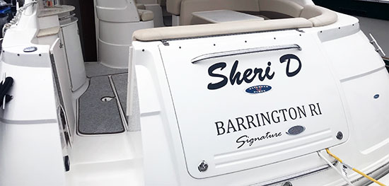 Custom Vinyl Boat Lettering Custom Vinyl Boat Lettering