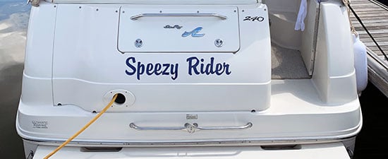 Custom Vinyl Lettering For Boat Name Custom Vinyl Lettering For Boat Name
