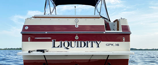 Custom Vinyl Boat Name Custom Vinyl Boat Name