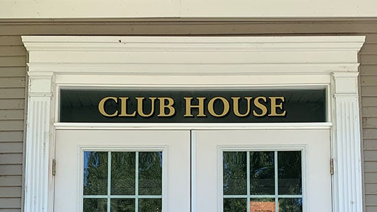 Submitted by: Bruce, Millbury, MA - Font used: Garamond Heavy Custom Vinyl Window Lettering
