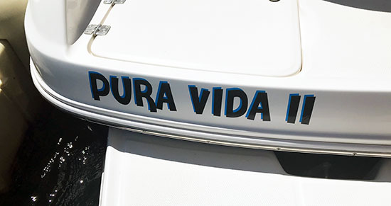 Custom Vinyl Boat Name Custom Vinyl Boat Name