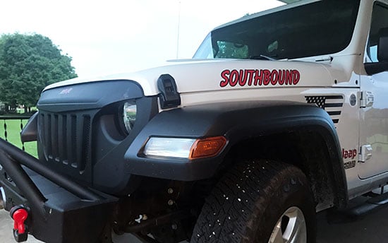 Custom Vinyl Jeep Lettering Custom Vinyl Jeep Lettering