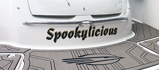 Custom Vinyl Lettering For Boat Name Custom Vinyl Lettering For Boat Name