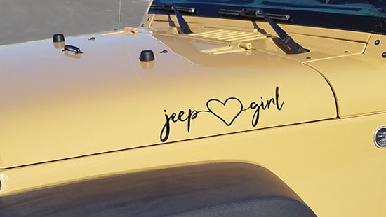 Custom Vinyl Jeep Decal Custom Vinyl Jeep Decal