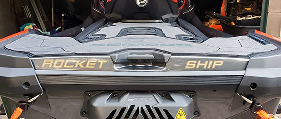 Cusom Vinyl JetSki Lettering Cusom Vinyl JetSki Lettering