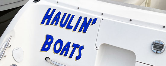 Custom Vinyl Boat Lettering Custom Vinyl Boat Lettering