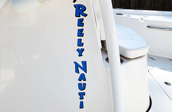 Custom Vinyl Boat Lettering Custom Vinyl Boat Lettering