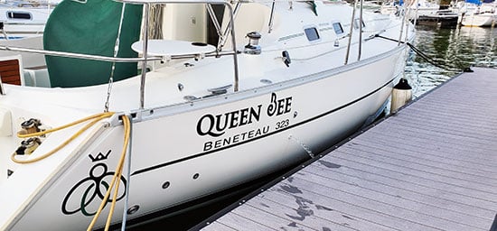 Custom Vinyl Boat Name Custom Vinyl Boat Name
