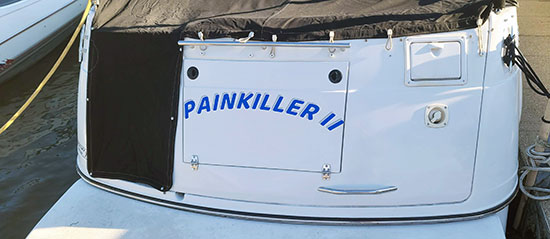Custom Vinyl Boat Name Custom Vinyl Boat Name