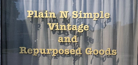 Submitted by: Steve & Barb, N.Y. State - Font used: American Typewriter Custom Vinyl Window Lettering