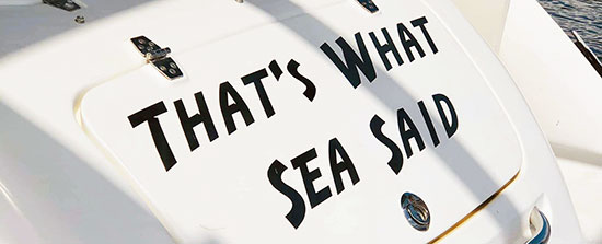 Custom Vinyl Boat Name Custom Vinyl Boat Name