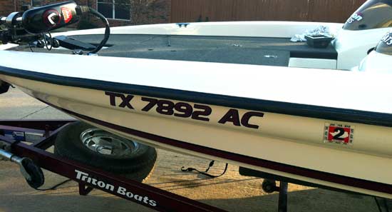 Vinyl boat registration numbers Vinyl boat registration numbers