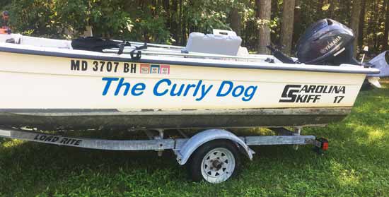 Custom Boat Name Vinyl Decal Custom Boat Name Vinyl Decal