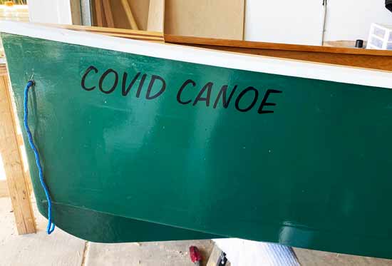 Custom Canoe Vinyl Lettering Custom Canoe Vinyl Lettering