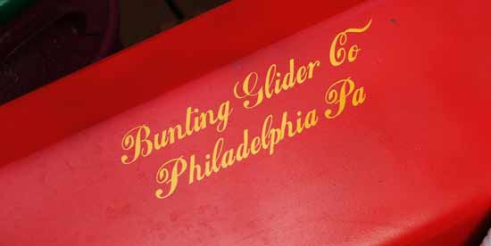 Custom Vintage Glider Vinyl Lettering Custom Vintage Glider Vinyl Lettering