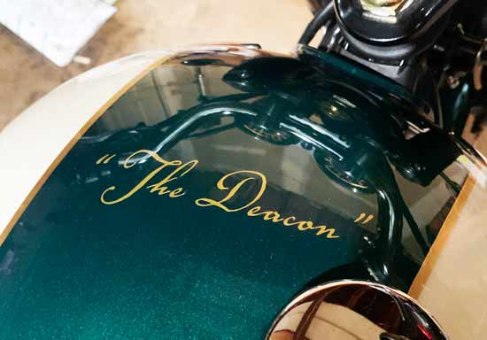 Custom Motorcycle Vinyl Lettering Custom Motorcycle Vinyl Lettering