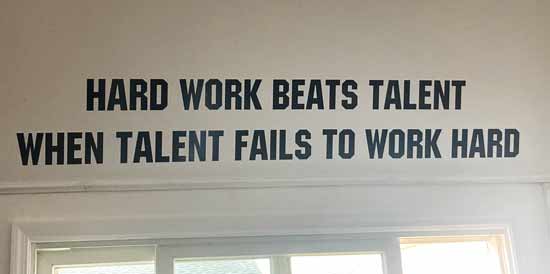 Custom Vinyl Gym Wall Lettering Custom Vinyl Gym Wall Lettering