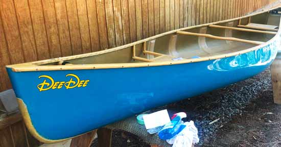 Custom Canoe Vinyl Lettering Custom Canoe Vinyl Lettering