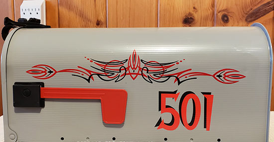 Submitted by: Anonymous, Some-City, USA Custom Vinyl Mailbox Decals