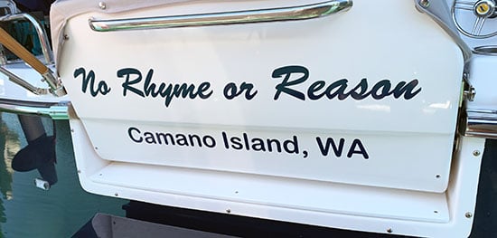 Custom Vinyl Boat Name Custom Vinyl Boat Name
