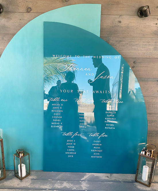 Custom Vinyl Lettering For Seating Chart Custom Vinyl Lettering For Seating Chart