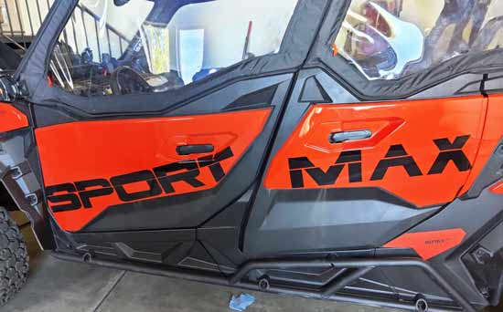Custom Vinyl ATV Lettering Custom Vinyl ATV Lettering