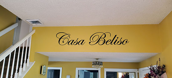 Custom Vinyl Wall Lettering Custom Vinyl Wall Lettering