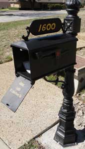 Vinyl mailbox numbers Vinyl mailbox numbers