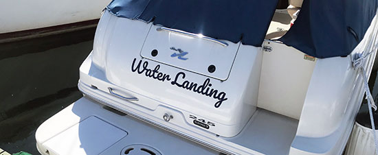 Custom Vinyl Boat Name Custom Vinyl Boat Name