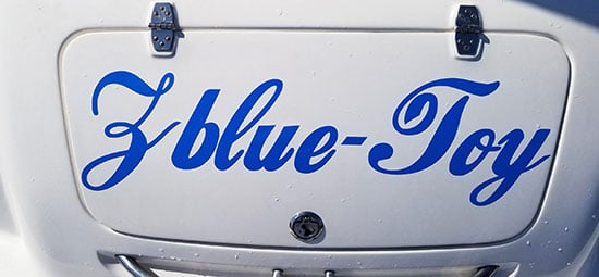 Custom Vinyl Boat Name Custom Vinyl Boat Name