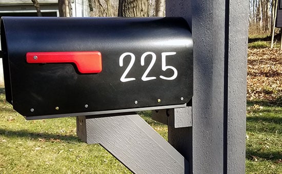Submitted by: Anonymous, Some-City, USA Custom Vinyl Mailbox Number