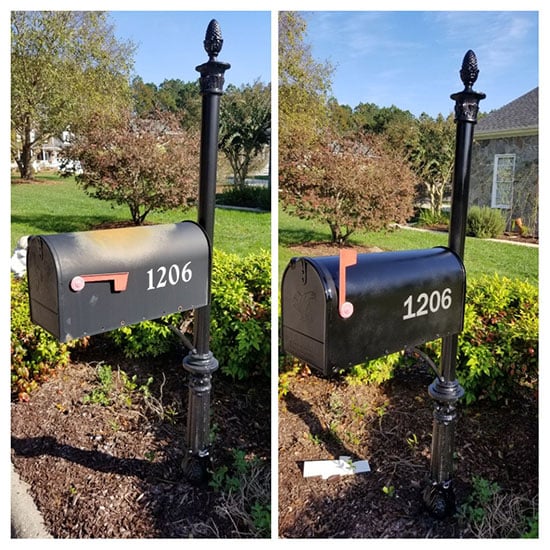 Custom Vinyl Mailbox Numbers Custom Vinyl Mailbox Numbers