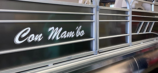 Custom Vinyl Boat Name Custom Vinyl Boat Name