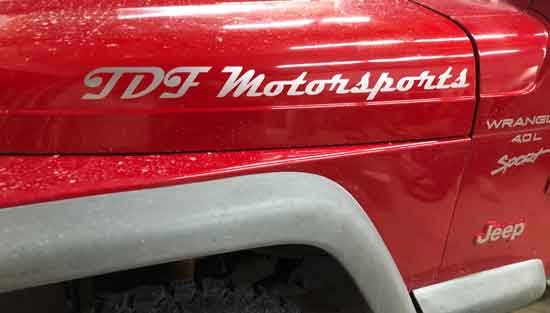 Custom Jeep Vinyl Lettering Custom Jeep Vinyl Lettering