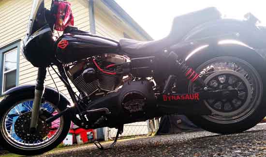 Submitted by: Anonymous, Some-City, USA - Font used: Los Banditos Custom Motorcycle Vinyl Lettering