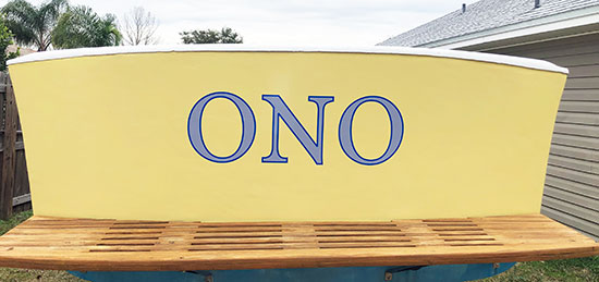 Custom Vinyl Boat Name Custom Vinyl Boat Name