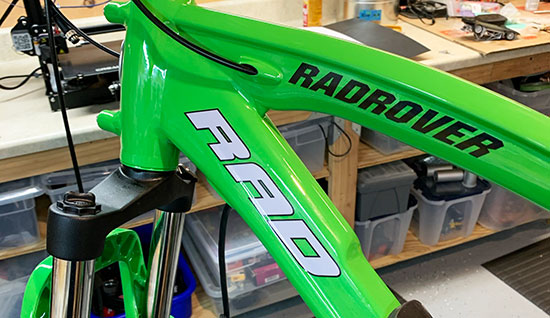 Custom Vinyl Bike Lettering Custom Vinyl Bike Lettering