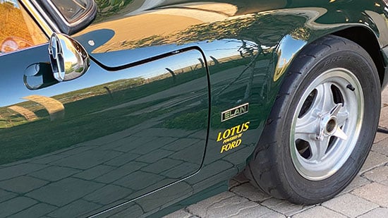 Submitted by: Original owner, 1969 Lotus Elan, California Custom Vinyl Decal For Vehicle