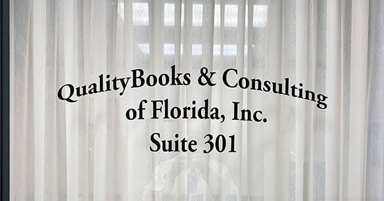 Submitted by: Richard Rowan, Bradenton, FL, USA Custom Vinyl Door Window Decal