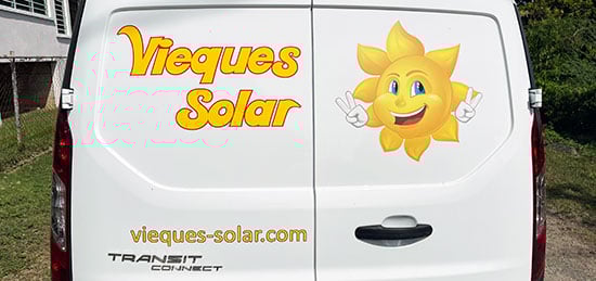 Submitted by: Mater Tech Services, Vieques Puerto Rico Custom Vinyl Logo and Decals For Company Vans